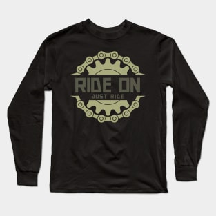 Ride On Mountain Bike Long Sleeve T-Shirt